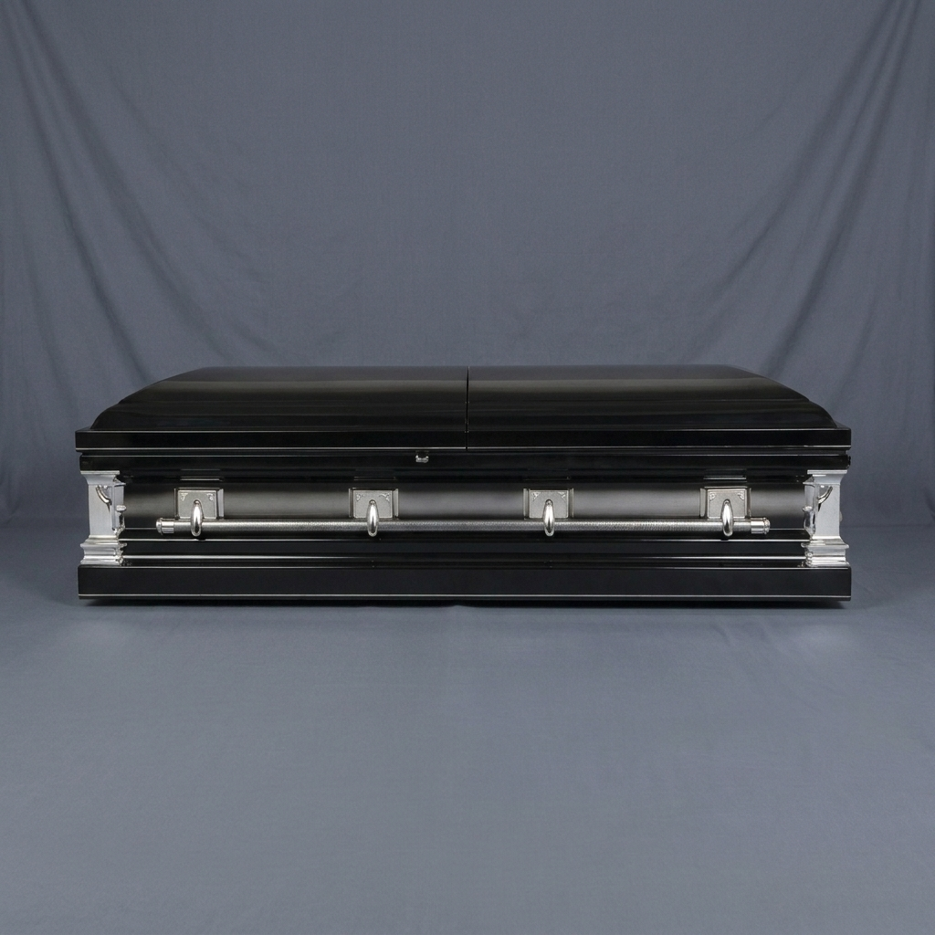 Artisan Natural & Black Casket — view 2