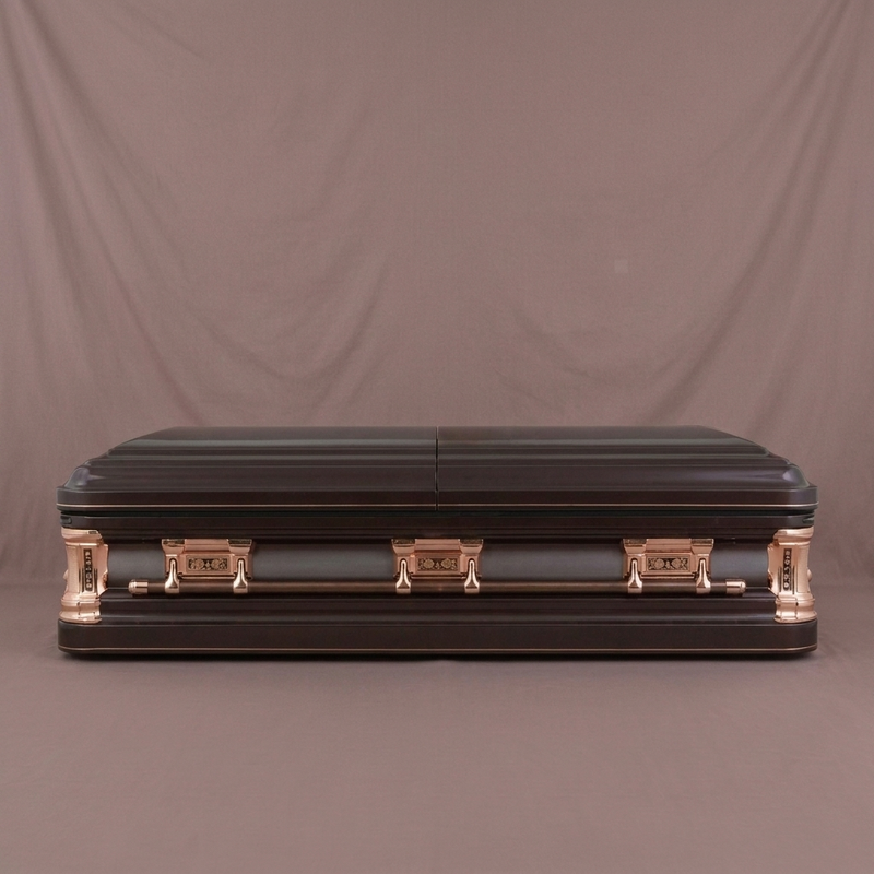 Somerset Natural & Plum Casket — view 2