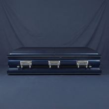 Trellis Neo Blue Casket — view 3