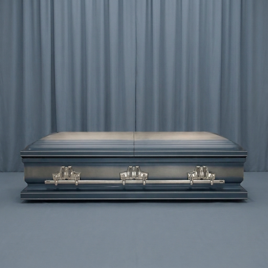 Sheffield Natural & Spruce Casket — view 4