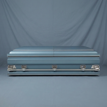 Grand Powder Blue Oversize Casket — view 2