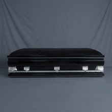 Grand Sparkle Black Oversize Casket — view 3