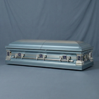 Legacy Powder Blue Stainless Casket — view 4