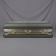 Premier Gunmetal Stainless Casket — view 3