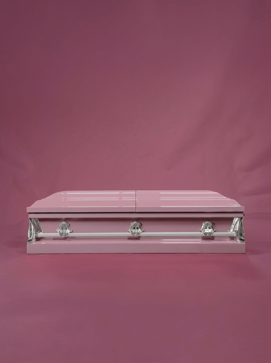Forever Collection Pink Blush Casket — view 4