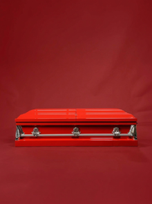 Forever Collection Sport Red Casket — view 3