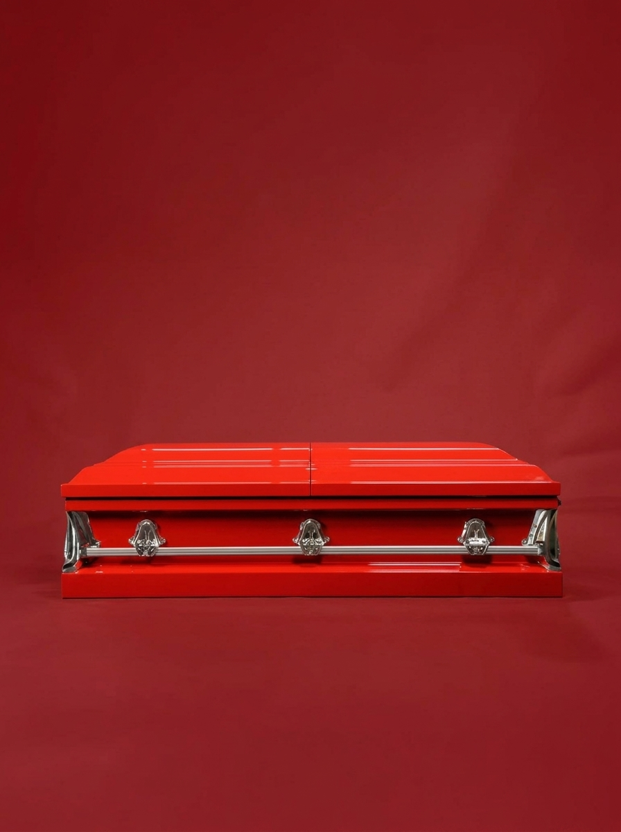 Forever Collection Sport Red Casket — view 3
