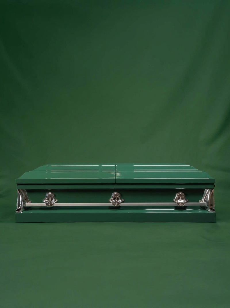 Forever Collection Meadow Green Casket — view 2