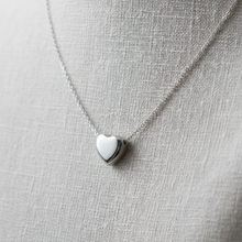Eterna Heart Cremation Necklace | Silver