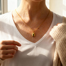 Arden Drop Cremation Necklace | Gold