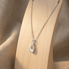 Infinity Cremation Pendant Necklace | Silver