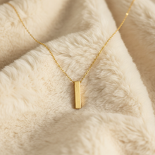 Solace Bar Cremation Necklace | Gold