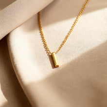 Solace Bar Cremation Necklace | Gold