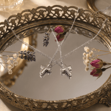 Cross Cremation Necklace | Silver