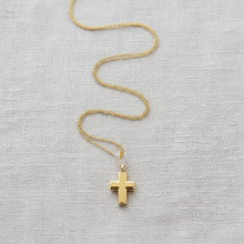 Cross Cremation Necklace | Gold