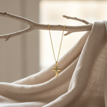 Cross Cremation Necklace | Gold