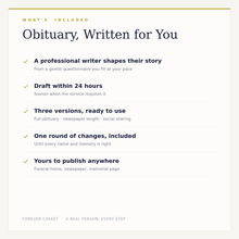 Obituary, Written for You