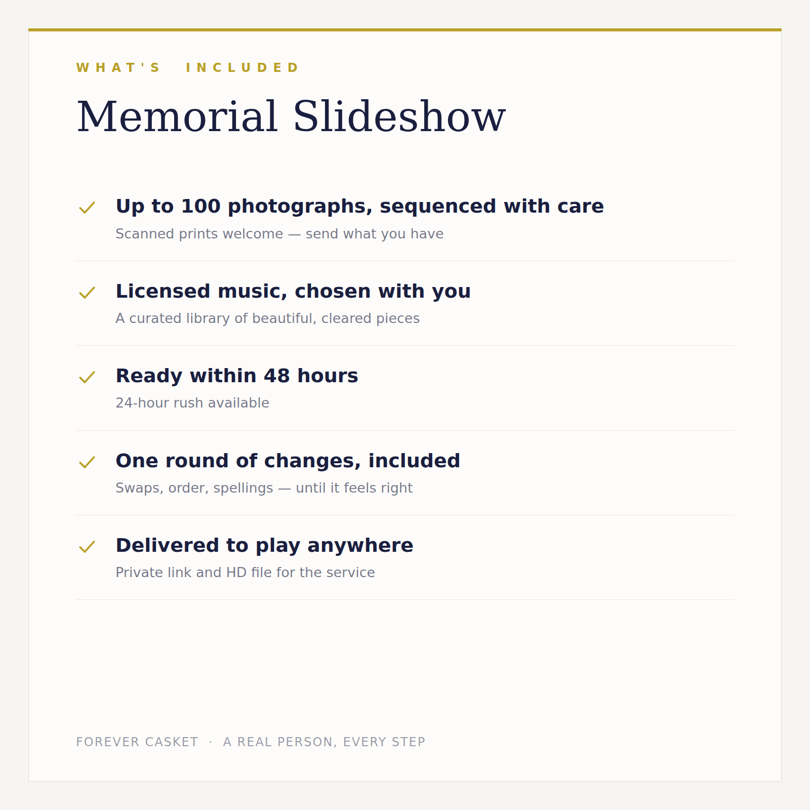 Memorial Slideshow