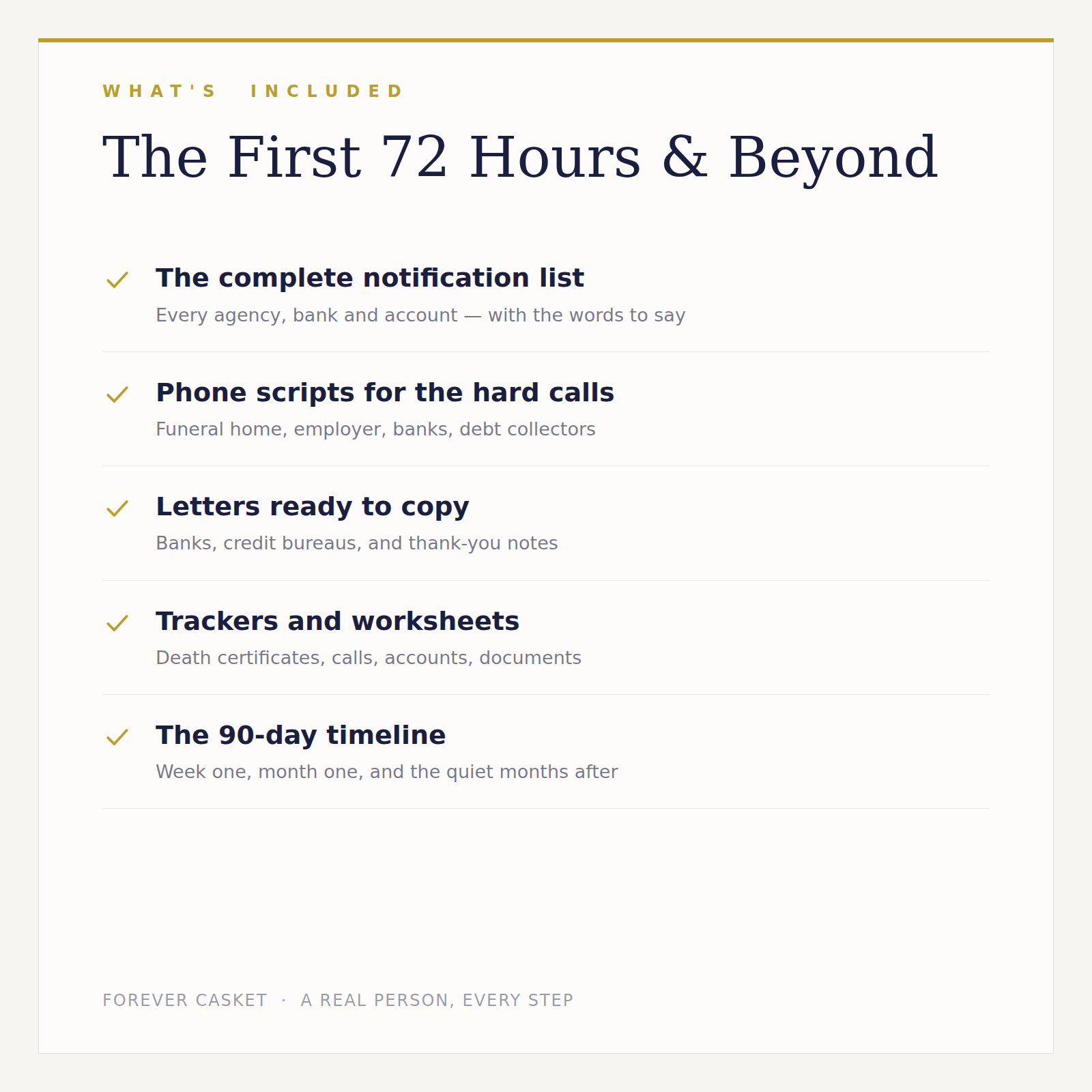 The First 72 Hours & Beyond — Family Workbook
