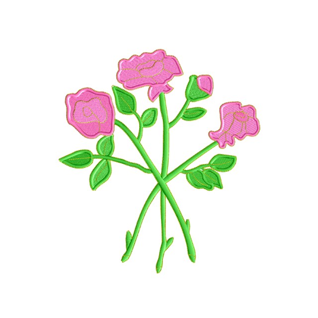 Pink Rose Spray (#1101)