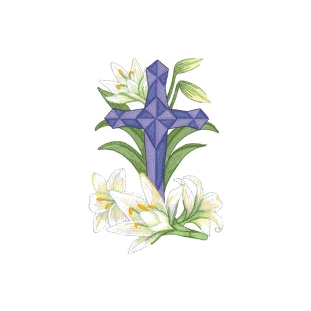 Cross and Lilies