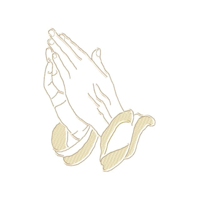 Praying Hands Outline (#1189)