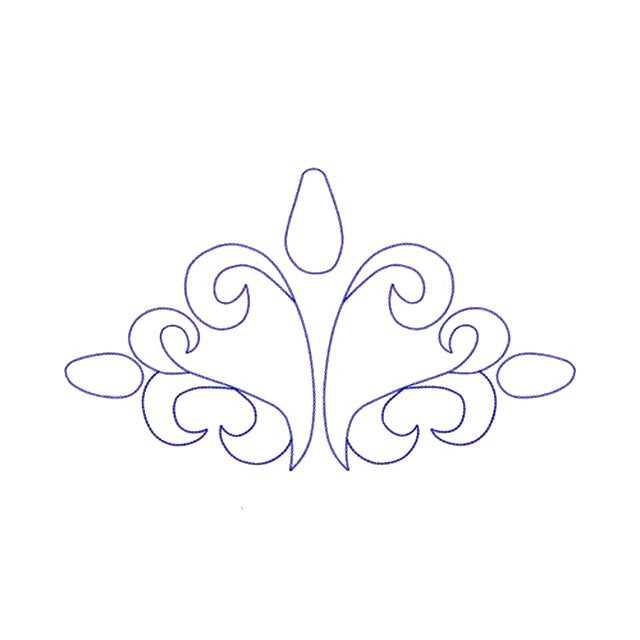 Blue Scroll (#1210)