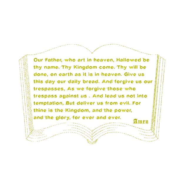 Lords Prayer Open Book (#1220)
