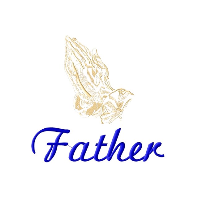 Father Praying Hands (#1221)