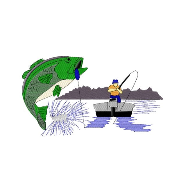 Boat Fisherman (#1222)