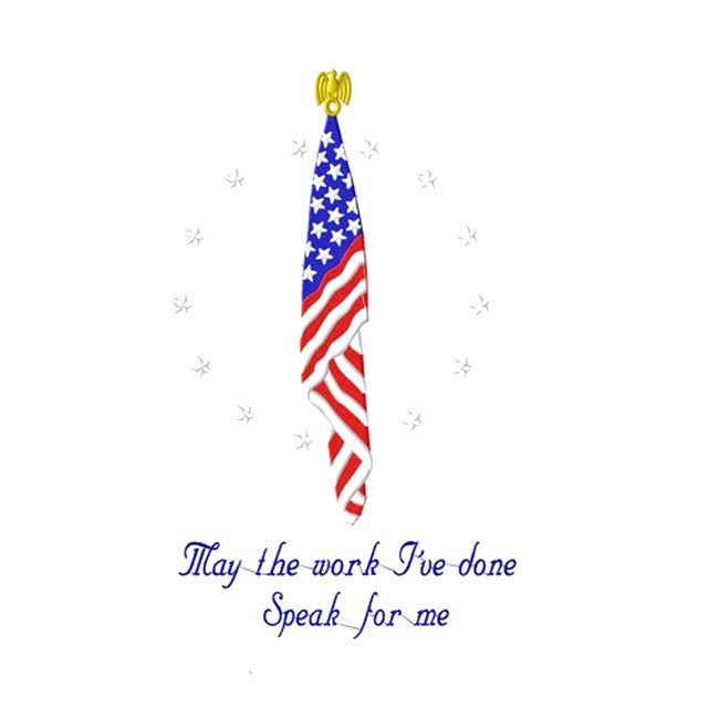 Flag May My Work Speak (#1223)